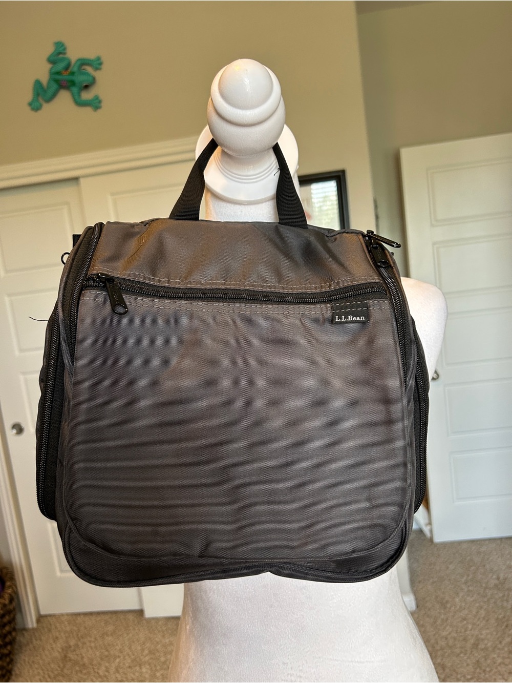 L.L. Bean Personal Organizer Toiletry Bag Hanging Travel Cosmetic Case Unisex